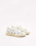 Valentino Royco Sneaker In Nappa Calfskin With Le Chat De La Maison Motif - Image 7